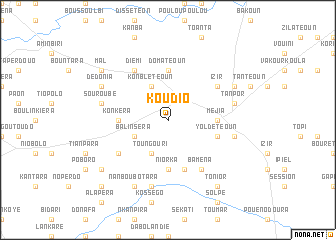 map of Koudio