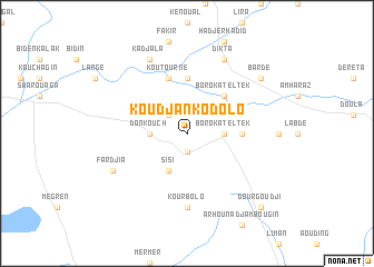 map of Koudjan Kodolo