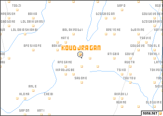 map of Koudjragan