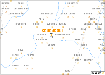map of Koudjravi