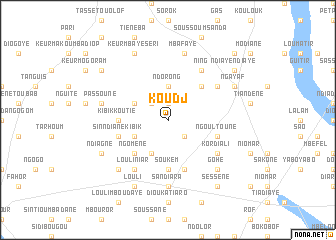 map of Koudj