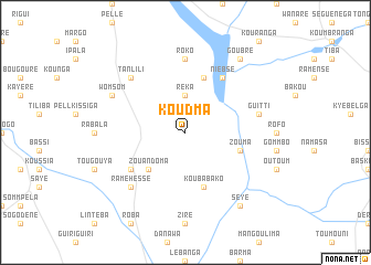 map of Koudma