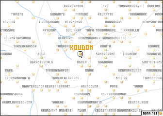 map of Koudom