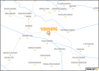 map of Koudong