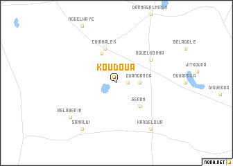 map of Koudoua