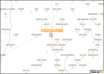 map of Koudoumbo