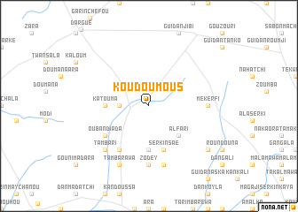 map of Koudoumous