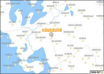 map of Koudouna