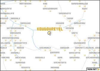 map of Koudoureyel