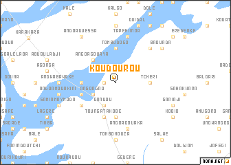 map of Koudourou