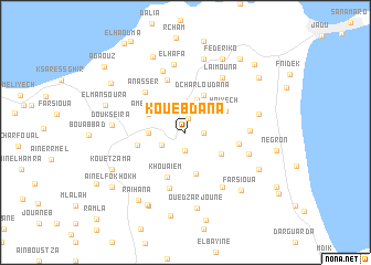 map of Kouebdana