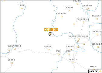 map of Kouego