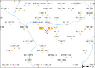 map of Kouei Cảm