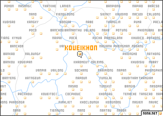 map of Kouei Khon