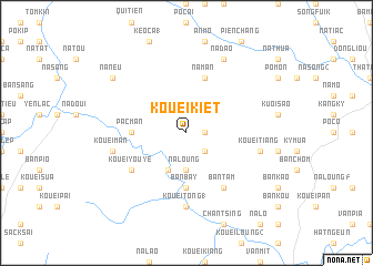 map of Kouei Kiet