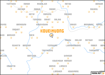 map of Kouei Muong