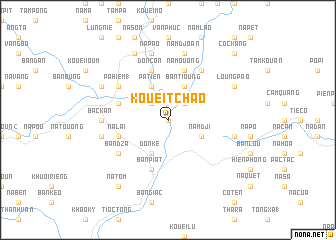 map of Kouei Tchao