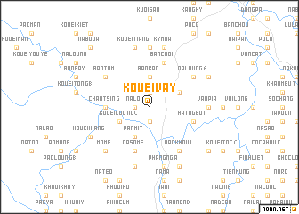 map of Kouei Vay