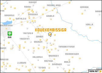 map of Kouékembissiga