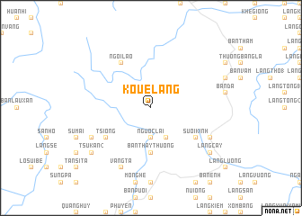 map of Kouè Làng