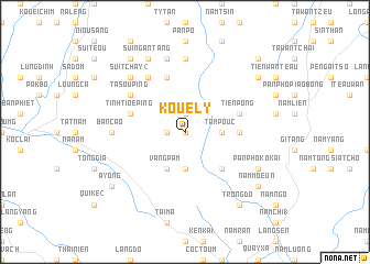 map of Koue Ly