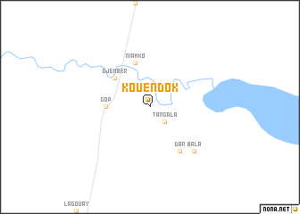 map of Kouendok