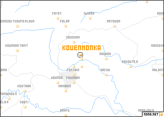 map of Kouénmonka