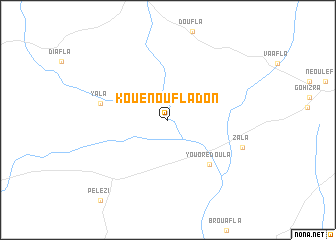 map of Kouénoufla Don