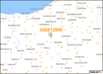 map of Kouetzama