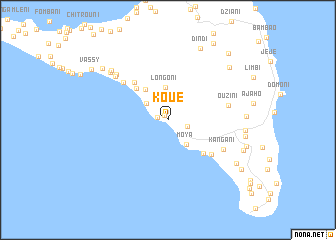 map of Koué