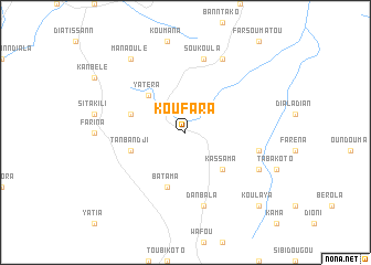 map of Koufara