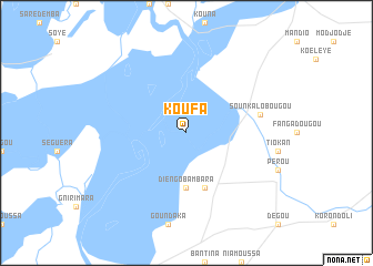 map of Koufa