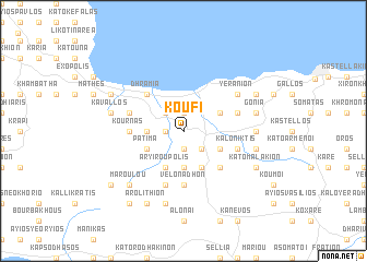 map of Koúfi