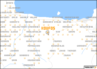 map of Koufós