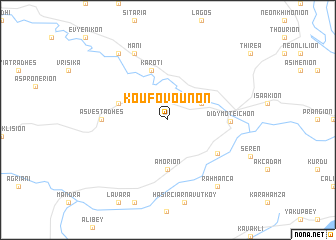 map of Koufóvounon