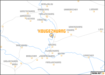 map of Kougezhuang