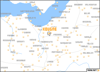 map of Kougne