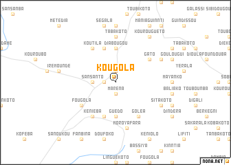 map of Kougola