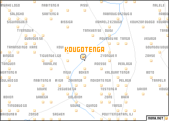 map of Kougo Tenga