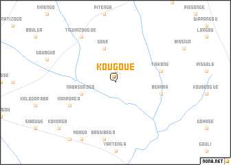 map of Kougoué