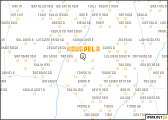 map of Kougpela