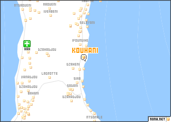 map of Kouhani