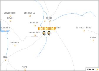 map of Kouidé