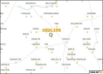 map of Kouiléra