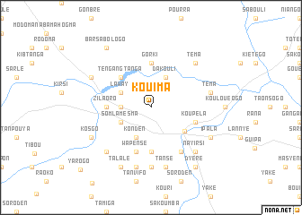 map of Kouima