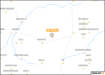 map of Kouini