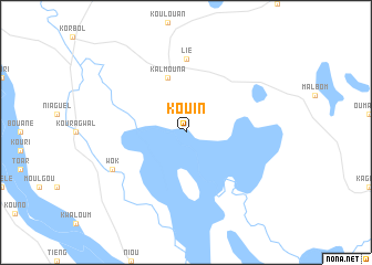 map of Kouin