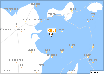 map of Koui
