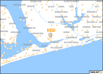 map of Koui