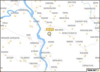 map of Kŏŭi